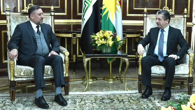 Mesrur Barzani, Siyade Koalisyonu Baskani ile görüstü