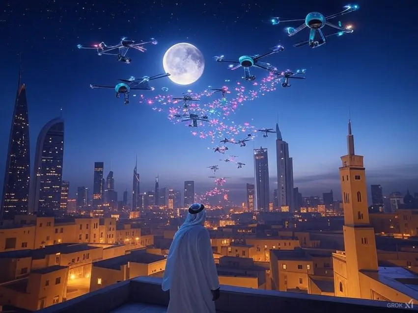 بۆ یەکەم جار لە مێژوو ووڵاتێکی عەرەبی "درۆن" و زیرەکی دەستکرد بەکاردەهێنێت بۆ دیاریکردنی مانگی ڕەمەزان