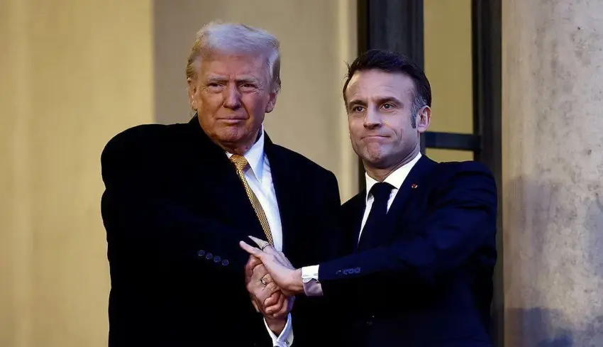 ماکرۆن یش وازی لە هیوای بە ترامپ هێنا