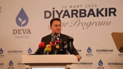 Babacan Diyarbakır'da Konuştu: 'Kürtçe için anayasal güvence gerekiyor'