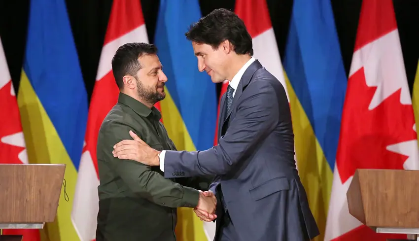 ترودۆ دوای پێکدادانی ترامپ و زێلنسکی پشتیوانی ئۆکراین دەکات