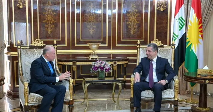 Mesrûr Barzanî pêswaziya Balyozê Awistriyayê yê li Iraqê kir