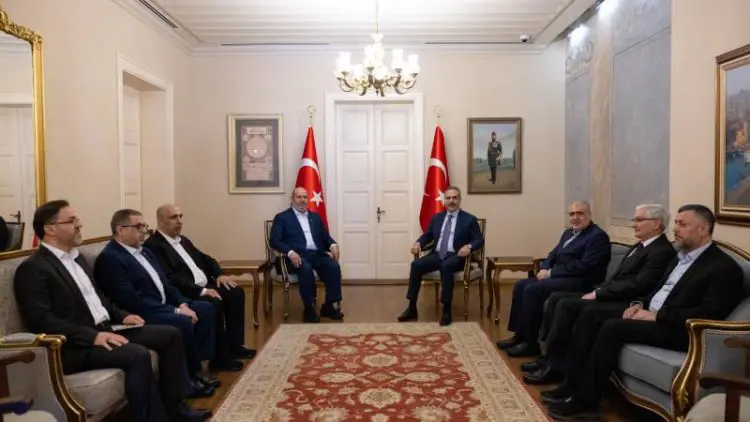 Hakan Fidan, Hamas heyeti ile bir araya geldi