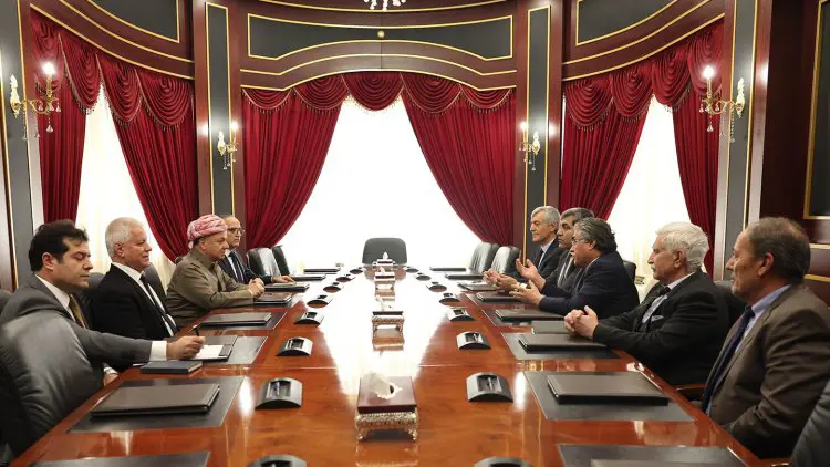 Barzani, 3 partiyle baris sürecini görüstü
