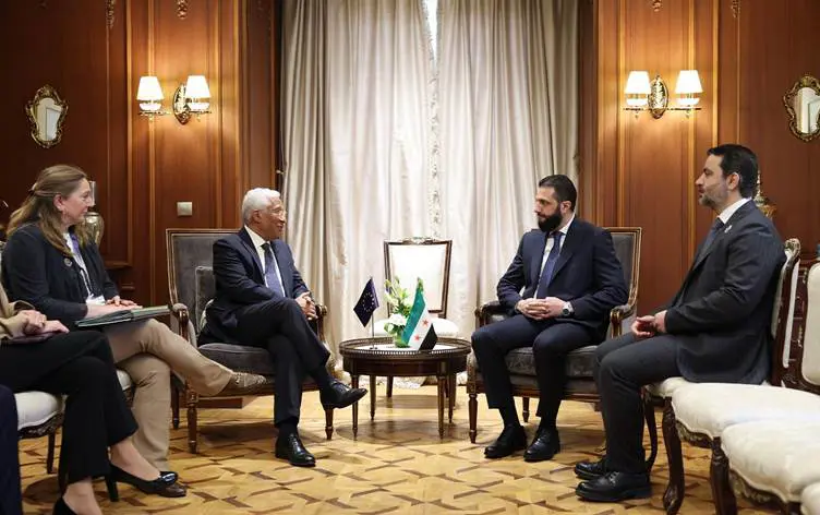 AB Konseyi Baskani, Suriye Cumhurbaskani Sara ile görüstü