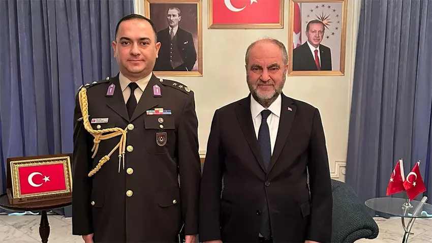 Atase yê leskerî yê Tirkiyê li balyozxana Samê dest bi karê xwe kir