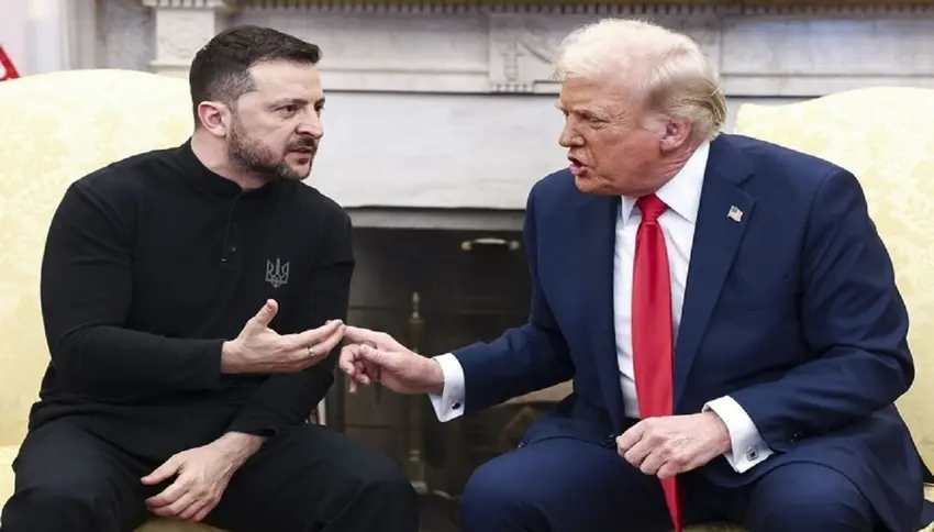 ترامپ داوای لێبوردەکردن لە زێلێنسکی دەکات لەبەردەم کامێراکان دا!