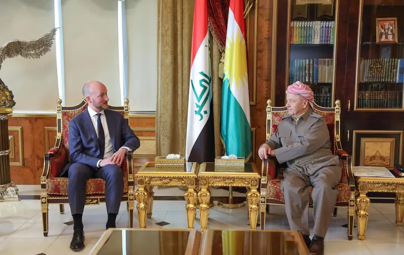 سەرۆك بارزانی پێشوازی لە كونسووڵی گشتی هۆڵەندا لە هەولێر کرد