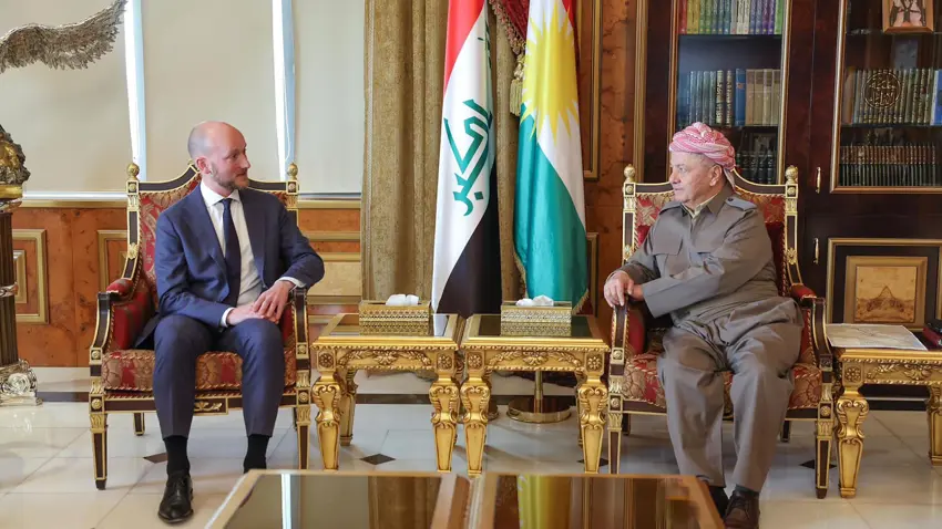 Serok Barzanî pêswaziya Konsolê Gistî yê Holandayê yê li Hewlêrê kir