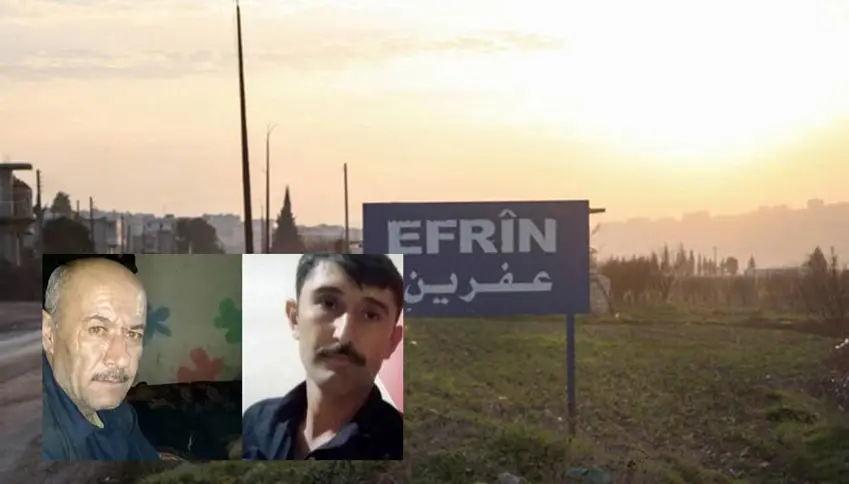 2 welatiyên Efrînê ku hatibûn girtin hatin berdan
