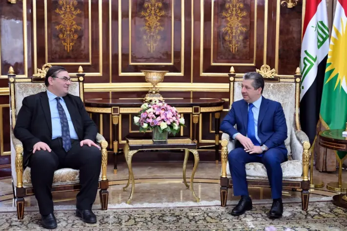 Mesrûr Barzanî pêswaziya Balyozê Awistriyayê yê li Bexdayê kir