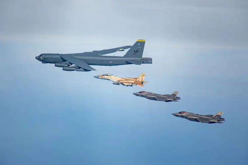 مەشقی هاوبەشی هێزی ئاسمانی ئیسرائیل و ئەمریکا بۆ بەهێزکردنی توانای بەرەنگاربوونەوەی هەڕەشەکانی ناوچەکە