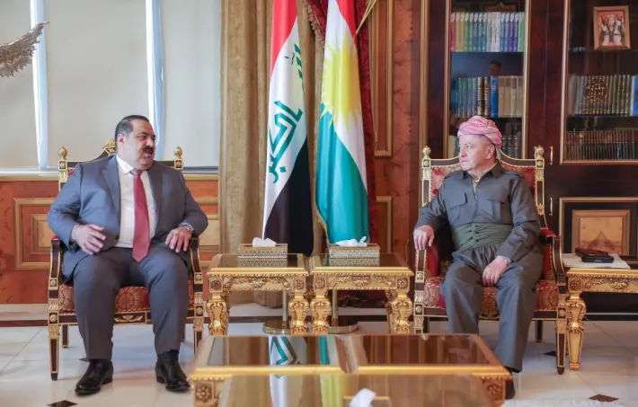 Serok Barzanî pêşwaziya Serokê Hevpeymaniya Ezim kir