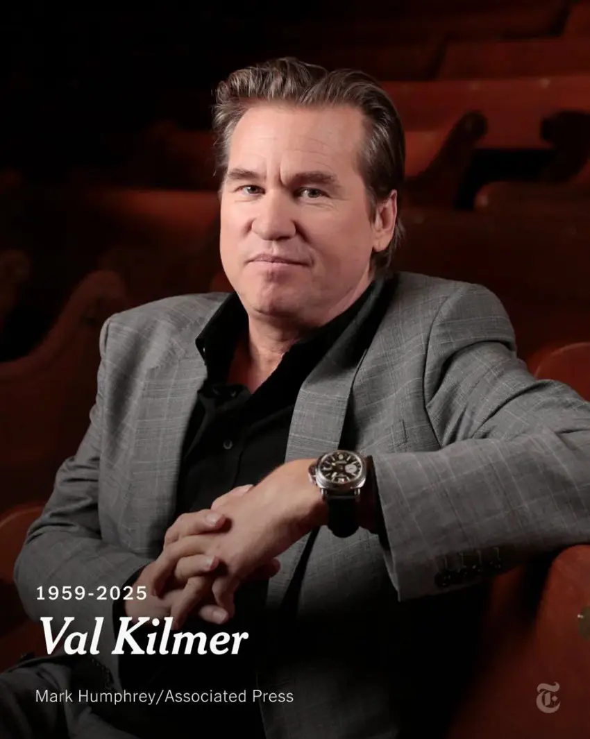 ئەستێرەی هۆلیوود ڤال کیلمەر کۆچی دوایی کرد