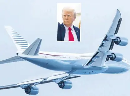 Qeter balafireke luks a Boeing 747-8ê wekî diyarî dê bide Trump