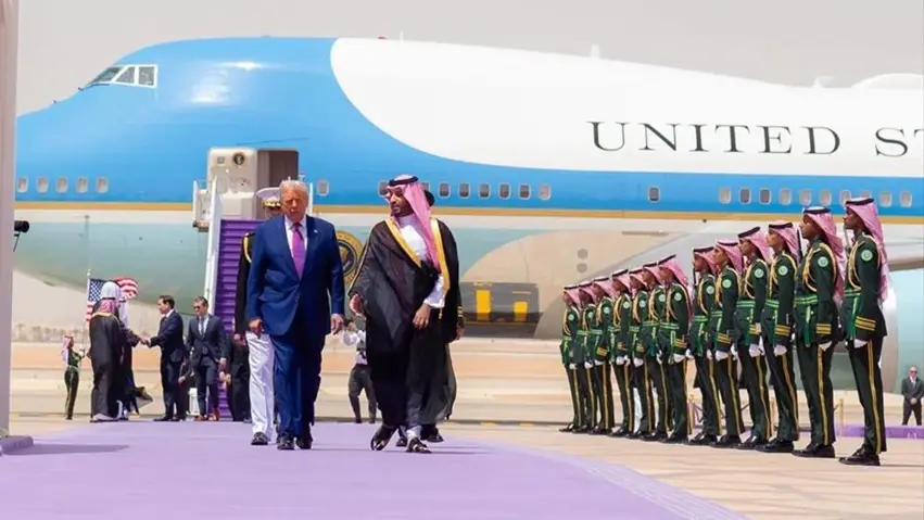 Trump piştî Qeterê derbasî Siûdî bû