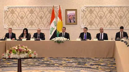 Mesrûr Barzanî bi Yekîtiya Qutabî û Lawên Demokratên Kurdistanê re civiya