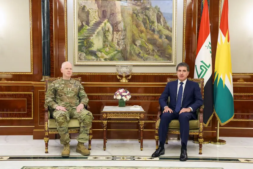 Nêçîrvan Barzanî li gel Fermandarê Hevpeymaniya Navdewletî civiya