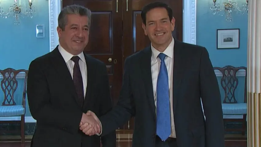 Mesrur Barzani ve Marco Rubio bir araya geldi
