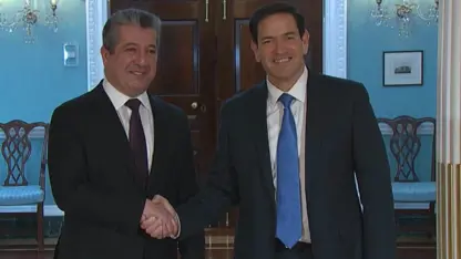 Mesrur Barzani ve Marco Rubio bir araya geldi