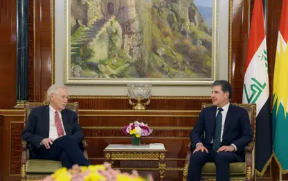 Serokê Herêma Kurdistanê Nêçîrvan Barzanî bi heyeta senatoya DYA re civiya