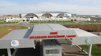 Di pîsta balafirgeha Diyarbekir de terk çêbûn û sefer rawestiyan