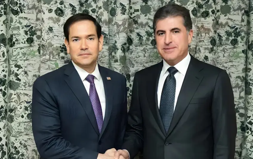 Nêçîrvan Barzani û Wezîrê Derve yê Amerîkayê Rubio civiyan