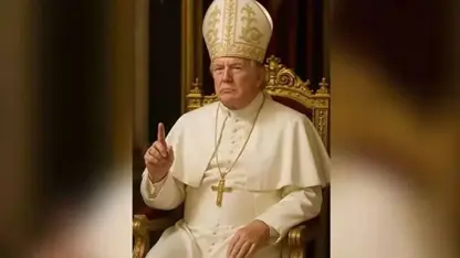 Trump wêneyekî xwe yê wekî ‘Papa’ belav kir
