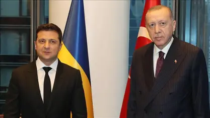 Erdoğan, Ukrayna lideri Volodimir Zelenskiy ile görüştü