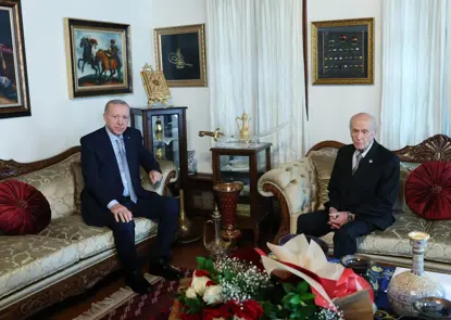 Erdoğan MHP Lideri ile bir araya geldi