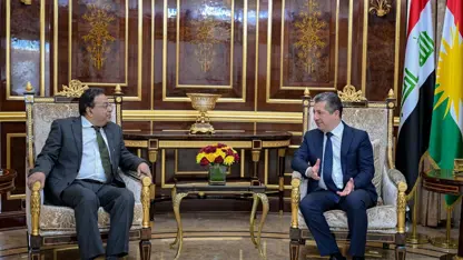Mesrur Barzani, Hindistan’ın yeni Irak Büyükelçisi ile görüştü