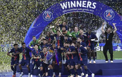 PSG, Şampiyonlar Ligi’ni farklı galibiyet rekoru kırarak kazandı