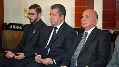 Mesrûr Barzanî beşdarî şîna Kerîm Şingalî bû