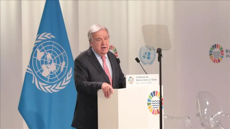 Guterres banga aştiyê kir