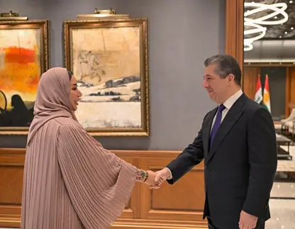 سەرۆکی حکوومەت پێشوازی لە هەڵسووڕێنەری کونسووڵخانەی گشتی ئیمارات کرد