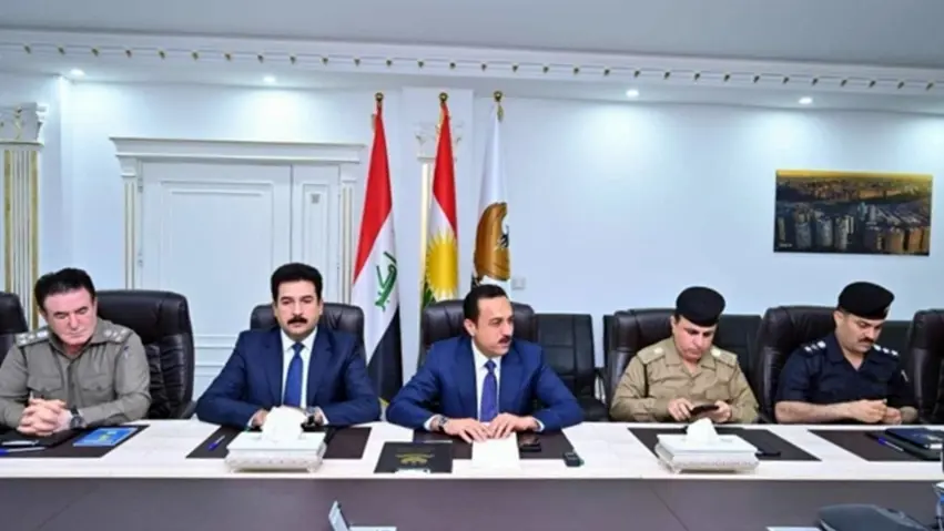 Li Hewlêrê civîna ewlehiyê û odeya operasyonê hat lidarxistin