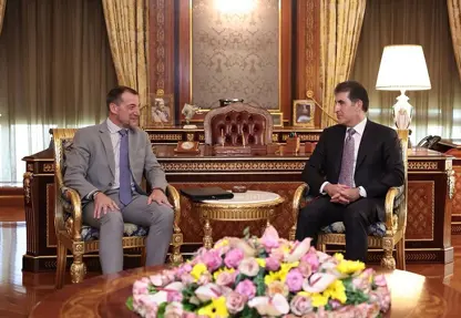سهرۆكى ههرێمى كوردستان و كونسووڵى گشتی فهرهنسا، پێشهاتهكانى ناوچهكه تاوتوێ دهكهن