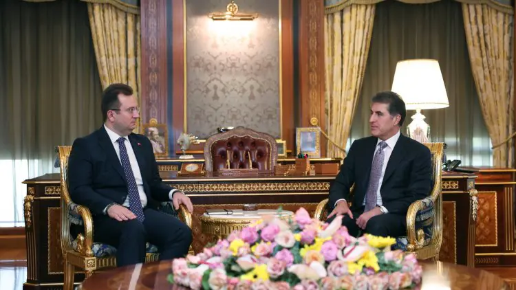 Neçirvan Barzani Türkiye’nin Erbil Başkonsolosunu kabul etti