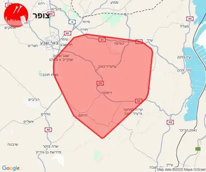 چالاک کردنەوەی سیستەمی ئاگادارکردنەوە لە باشووری ئیسرائیل لێدرا