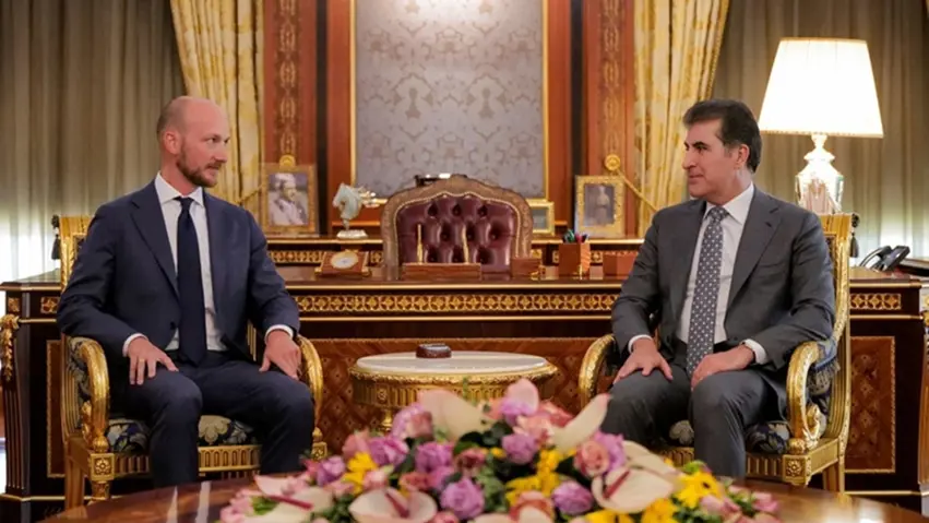 Nêçîrvan Barzanî bi Konsulê Holanda re pêşxistina têkiliyan gotûbêj kir