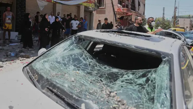 İsrail, Lübnan'ın güneyinde bir aracı vurdu!