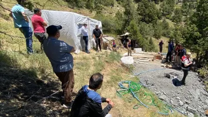 Li bajarê Erzeromê di ocaxa kevir de hilweşandin çêbû û 3 karker mirin