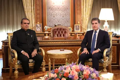 سهرۆكى ههرێمى كوردستان پێشوازی له كونسووڵى گشتی نوێى هێندووستان كرد