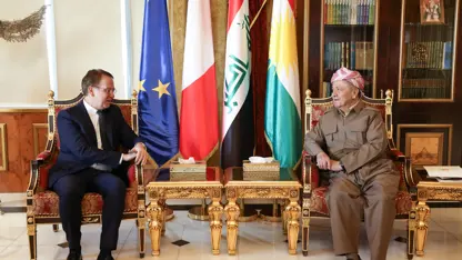 Erbil-Paris hattı | Başkan Barzani, Fransız Büyükelçiyi kabul etti
