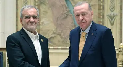 Erdoğan, İran Cumhurbaşkanı ile görüştü