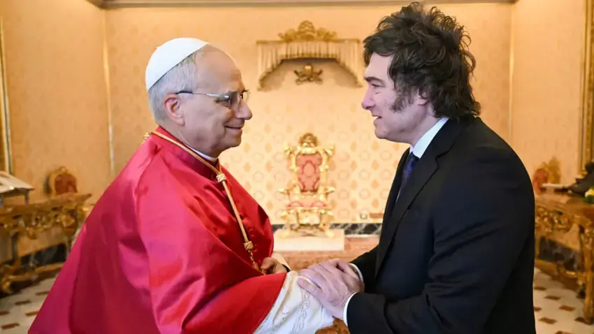 Papa Leo, serokê dewleta Arjantinê li Vatîkanê kir mêvan