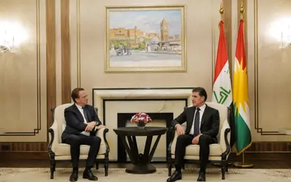 Neçirvan Barzani Fransız Büyükelçi Durel’i kabul etti