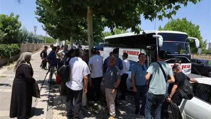 PKK’nin silah bırakma töreni için Diyarbakır’dan yola çıktılar