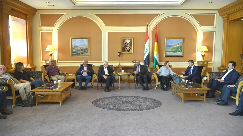 Şanda DEM Partiyê ji aliyê Serokatiya Kurdistanê ve hate pêşwazîkirin