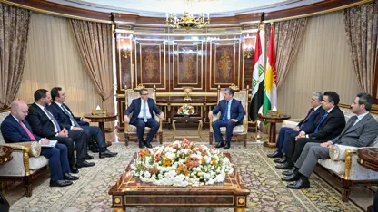 Mesrur Barzani, Türkiye’nin Bağdat Büyükelçisi İnan'ı kabul etti